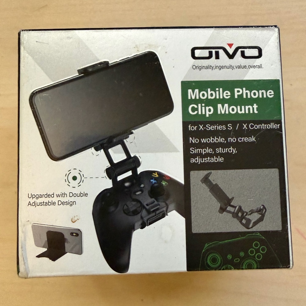 Black Mobile Phone Clip Mount for X-Series S/X Controller